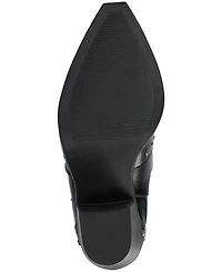 Journee Collection Women's Braylee Western Studded Ankle Booties