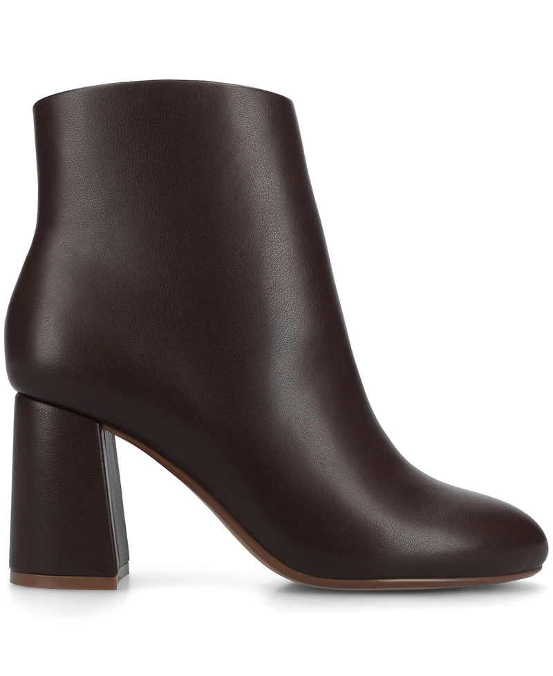 Journee Collection Women's Kit Zipper Comfort Dress Booties