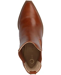 Journee Collection Women's Rosemary Western Comfort Chelsea Booties