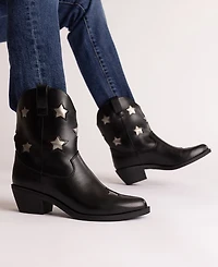 Journee Collection Women's Underwood Cuban Heel Casual Comfort Ankle Booties