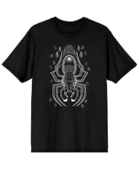 Harry Potter Spider-Man Big & Tall Harry Potter and the Chamber of Secrets Spider Aragog Black Graphic Tee-6XL