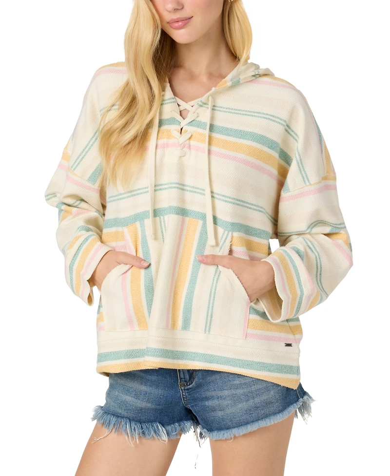 O'Neill Juniors' Solstice Tie-Front Hoodie