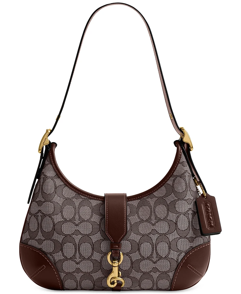 Coach Originals Signature Jacquard Hamptons Hobo Bag