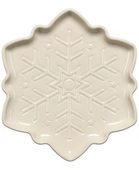 Fiesta Linen Snowflake-Shaped 9" Plate, Exclusively at Macy's
