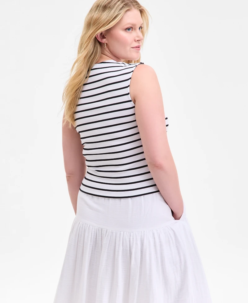 On 34th Women's Knit Scoop-Neck Raglan-Cap-Sleeve Top