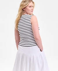 On 34th Women's Knit Scoop-Neck Raglan-Cap-Sleeve Top