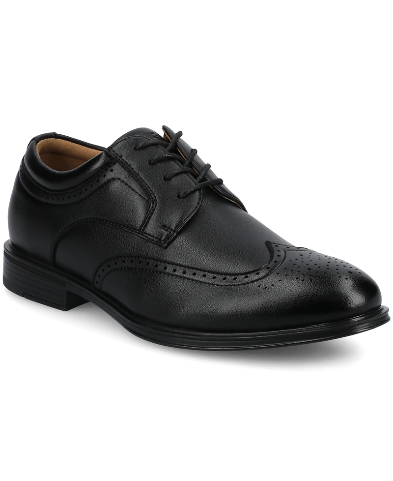 Vance Co. Men's Cormac Comfort Flexible Wingtip Oxford Dress Shoe