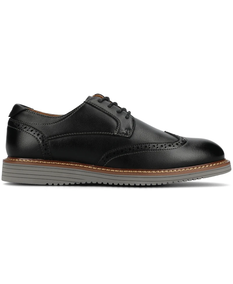 Vance Co. Men's Lorenzo Comfort Wingtip Dress Shoe