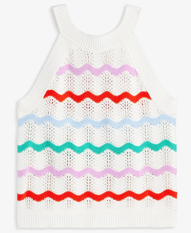 On 34th Women's Zigzag Halter Sweater Tank, Exclusively at Macy's