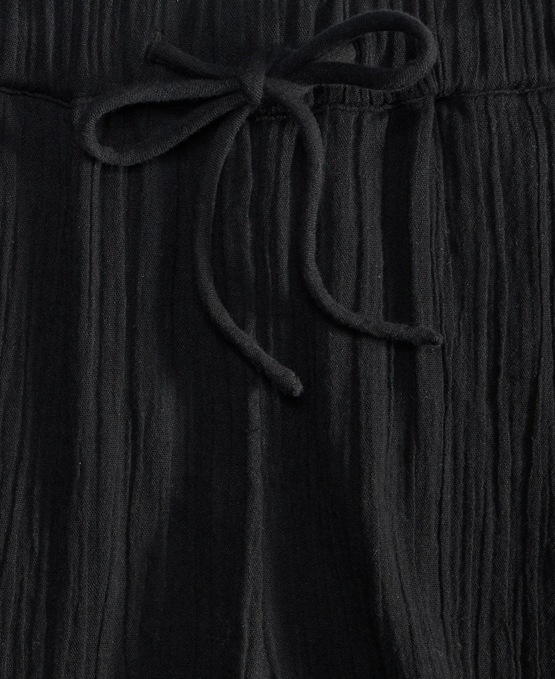 On 34th Women's Cotton Gauze Drawstring Shorts, Exclusively at Macy's