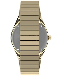 Timex Women's Analog Gold-Tone Stainless Steel Watch, 36mm