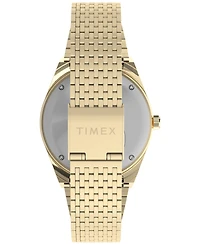 Timex Men's Analog Gold-Tone Stainless Steel Watch, 38mm