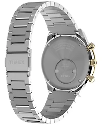 Timex Men's Analog Two-Tone Stainless Steel Watch, 40mm