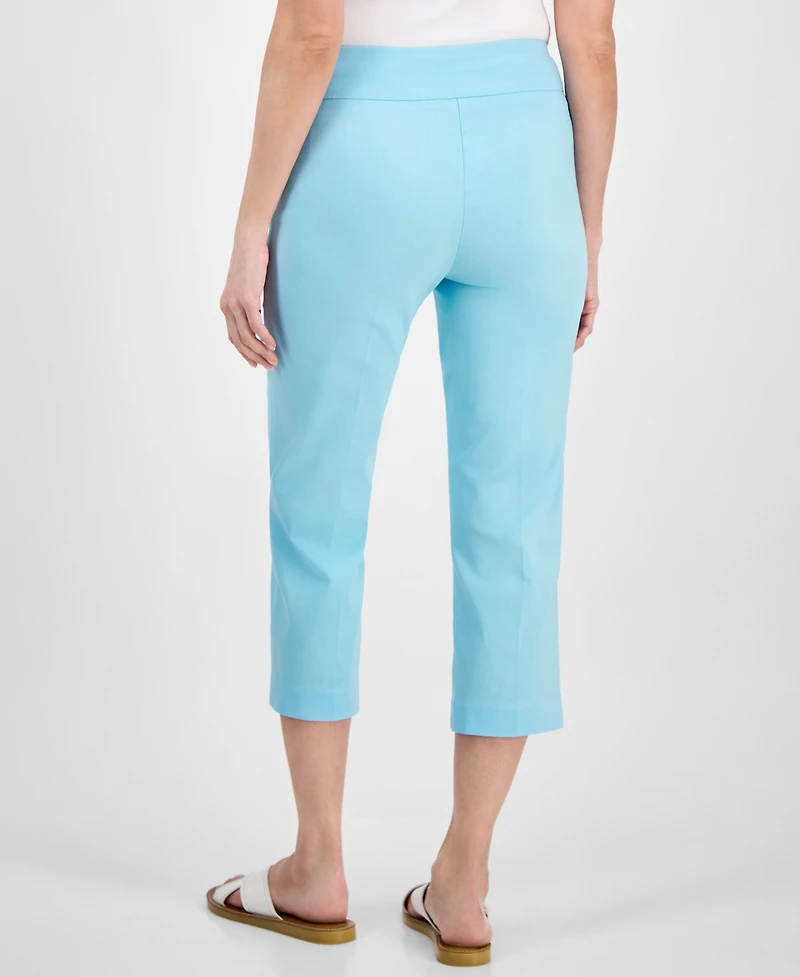 Jm Collection Women's Pull-On Capri Tummy-Control Pants, Exclusively at Macy's