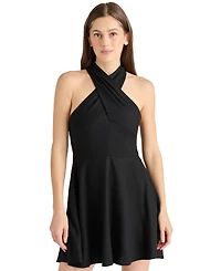 Steve Madden Women's Kosta Halter Fit & Flare Dress