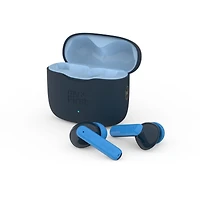 myFirst CareBuds (White) Kids Wireless Earbuds with 85dB Volume Limit, Built-in Mic, 6 Ear Tips, Anti-Lost Strap Easy Pairing, Gift for 4-15