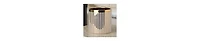Striped Ceramic Planter – Cylindrical Shape for Indoor & Outdoor Use