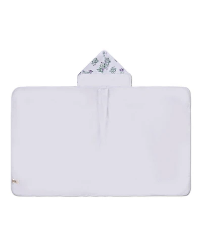 MeMoi Baby Girls Floral Cotton-Lined Hooded Towel