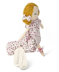 MeMoi 2 Piece "Luna" Mini Rag Doll and Security Blanket Set