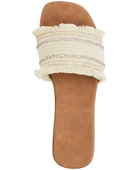 Roxy Women's Positano Slip-On Flat Sandals