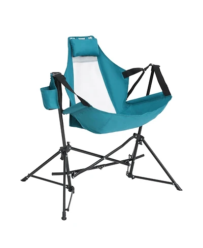 Streamdale steel folding chair blue