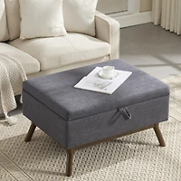 Streamdale Mid-century modern storage bench/coffee table, Assembled, Living/entry/family room