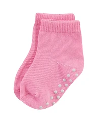 Touched by Nature Baby Girls 12Pk Organic Non Skid Socks