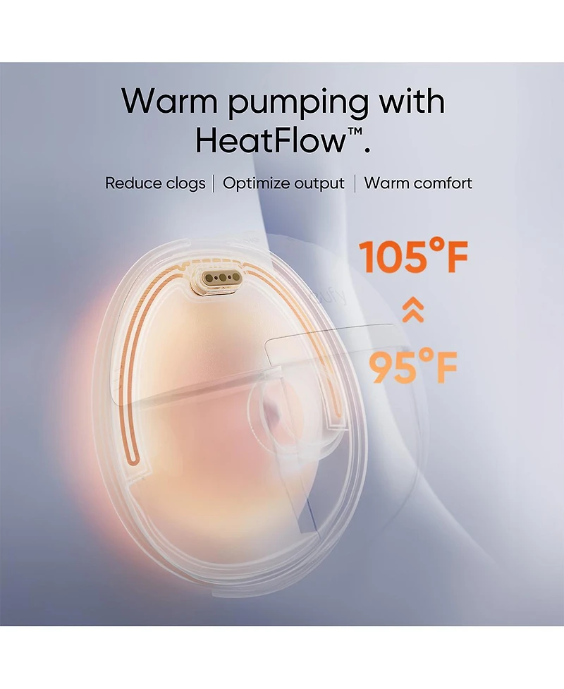 eufy Security Eufy S1 Wearable Breast Pump with HeatFlow Technology