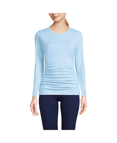 Lands' End Women's Power Performance Long Sleeve Fitted Tee