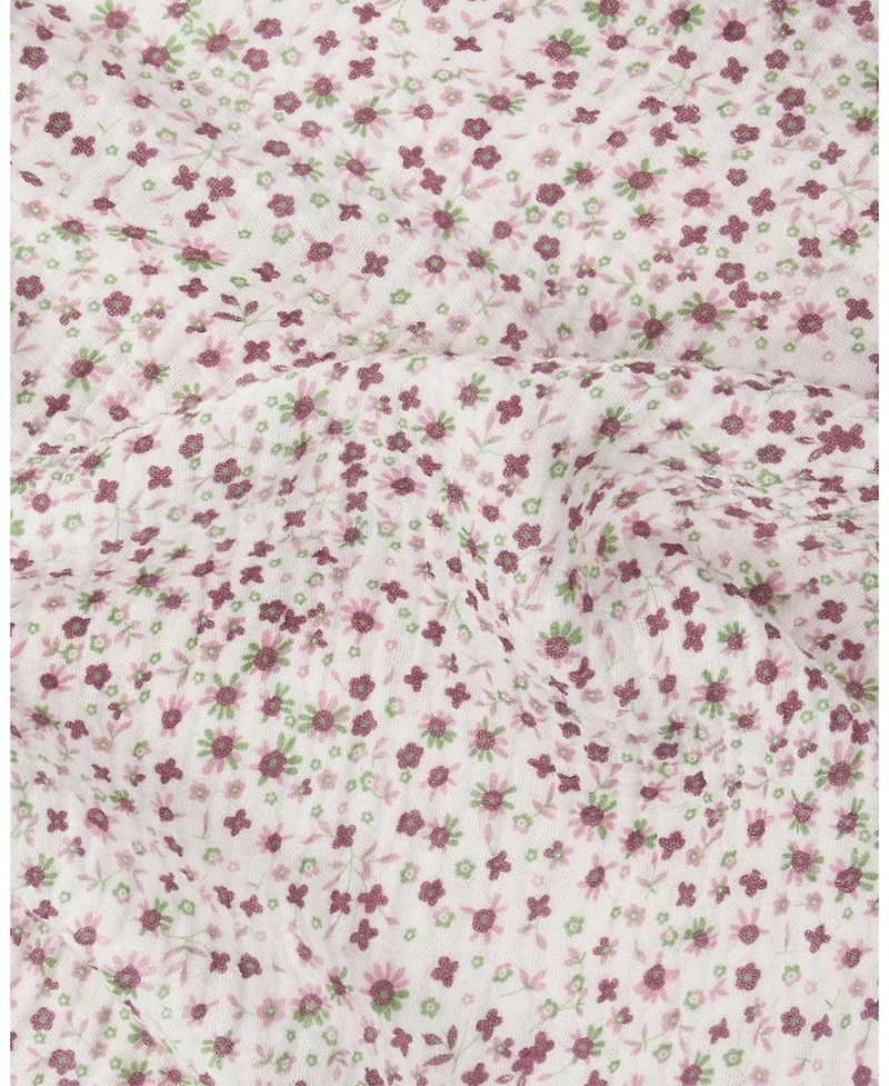 MeMoi Baby Girls "Luna" Cotton Swaddle Blanket