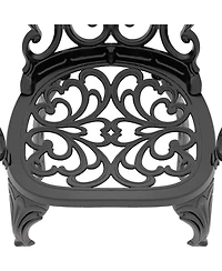 Streamdale (Cushions In Random Colors)7-Piece Set Of Cast Aluminum Patio Furniture