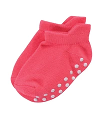 Touched by Nature Baby Girls Safe Step Organic Cotton Socks with Non Skid Soles