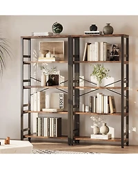 Bookshelves and Bookcases, 31.5in Wide Shelf 5-Tier Ladder Shelf