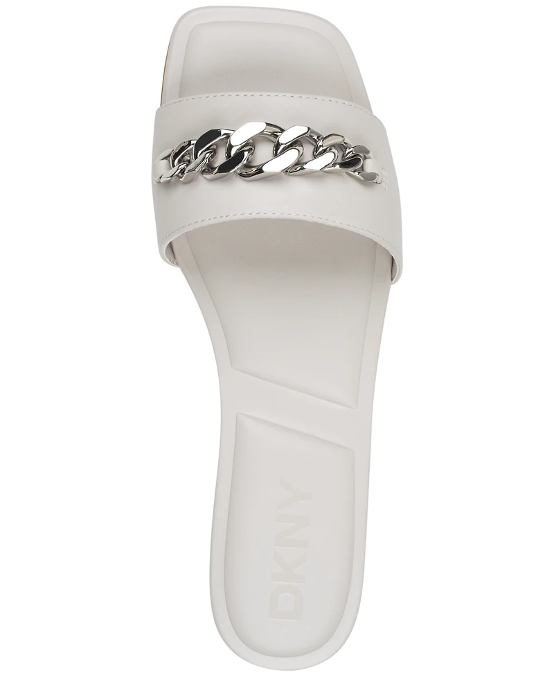 Dkny Women's Dania Chain Slide Sandals