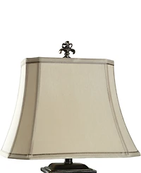 StyleCraft Home Collection 33.5" Dundee Faux Crocodile Poly Table Lamp