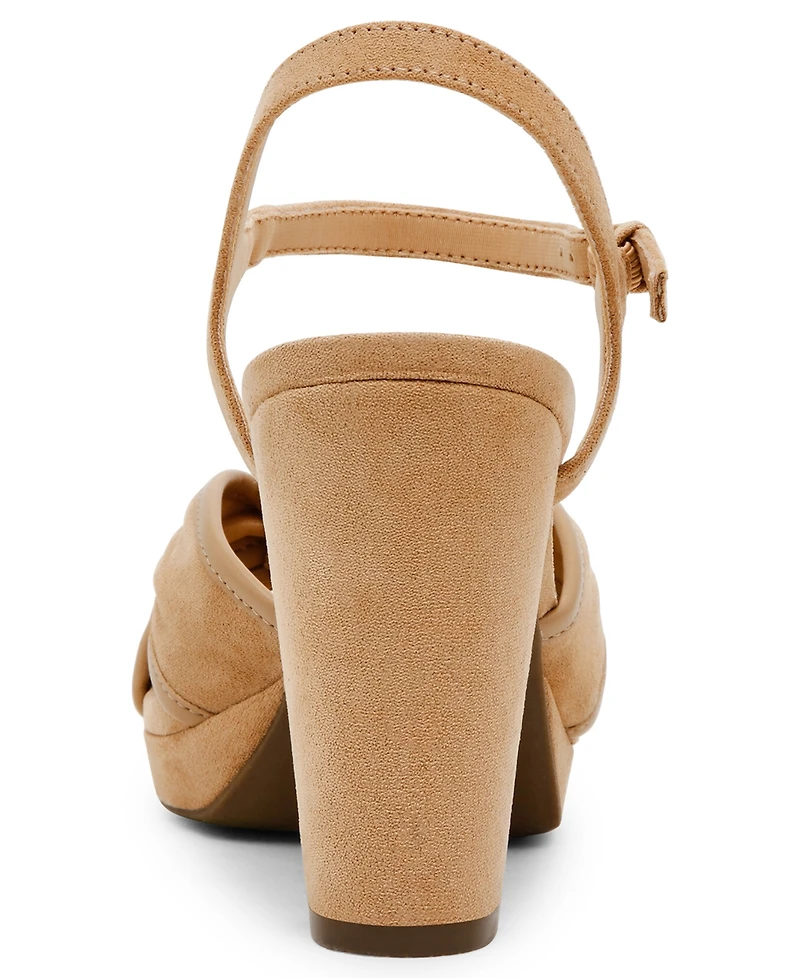 Anne Klein Women's Verde Block Heeled Dress Sandals