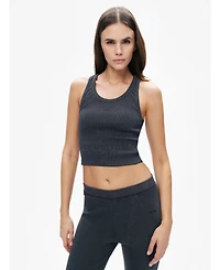 Nocturne Women's Ribbed Crop Top