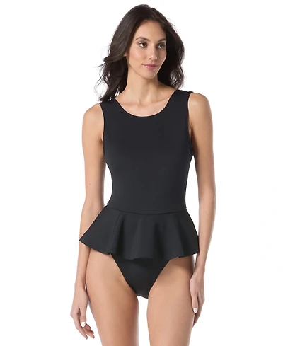 Vince Camuto Women's Skirted One-Piece Swimsuit