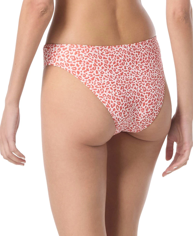 Vince Camuto Women's Leopard-Print High-Cut Bikini Bottoms