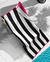 Juicy Couture Reversible Cabana Cotton Beach Towel, 36" x 72"