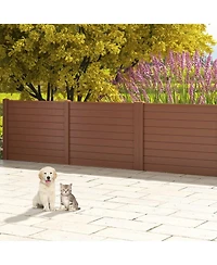 Outdoor Privacy Screens Fence Panels with Long Stakes Durable and Secure Garden or Patio Dividers