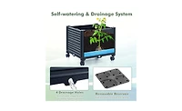 Outdoor Elevated Garden Bed Durable Raised Planter Box for Vegetables, Herbs, and Flowers