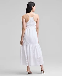 And Now This Petite Cotton Eyelet Tiered Maxi Dress, Exclusively at Macy's