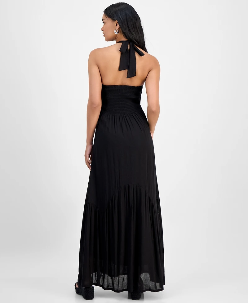 And Now This Women's Pintuck-Pleat Halter Maxi Dress, Exclusively at Macy's