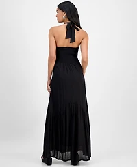 And Now This Women's Pintuck-Pleat Halter Maxi Dress, Exclusively at Macy's
