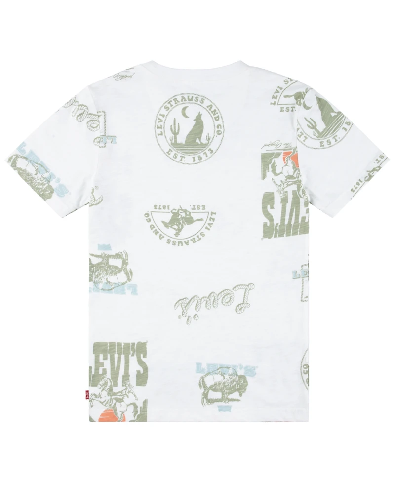 Levi's Big Boys Heritage All-Over Print T-Shirt