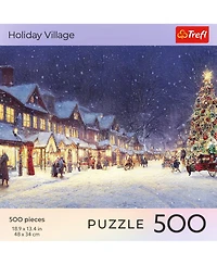 Trefl Red 500 Piece Puzzle - Holiday Village