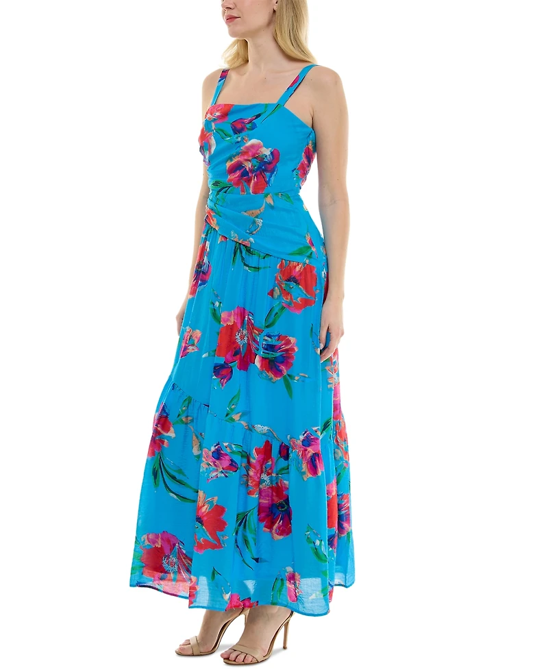 Taylor Women's Asymmetrical Drop-Waist Maxi Dress