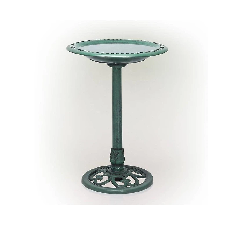 Outdoor Garden Bird Bath Bowl with Stand for Backyard Bird Watching