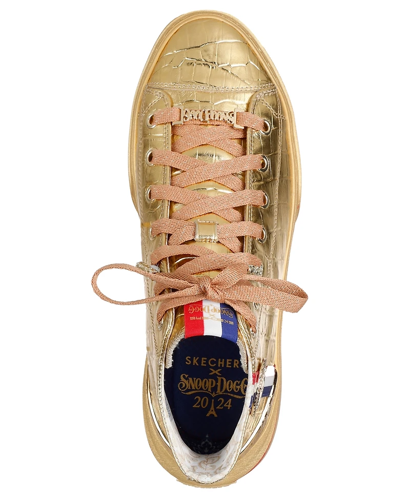 Skechers Men's Snoop Dogg: Snoop One - Gold Medal Snoop High Top Casual Sneakers from Finish Line